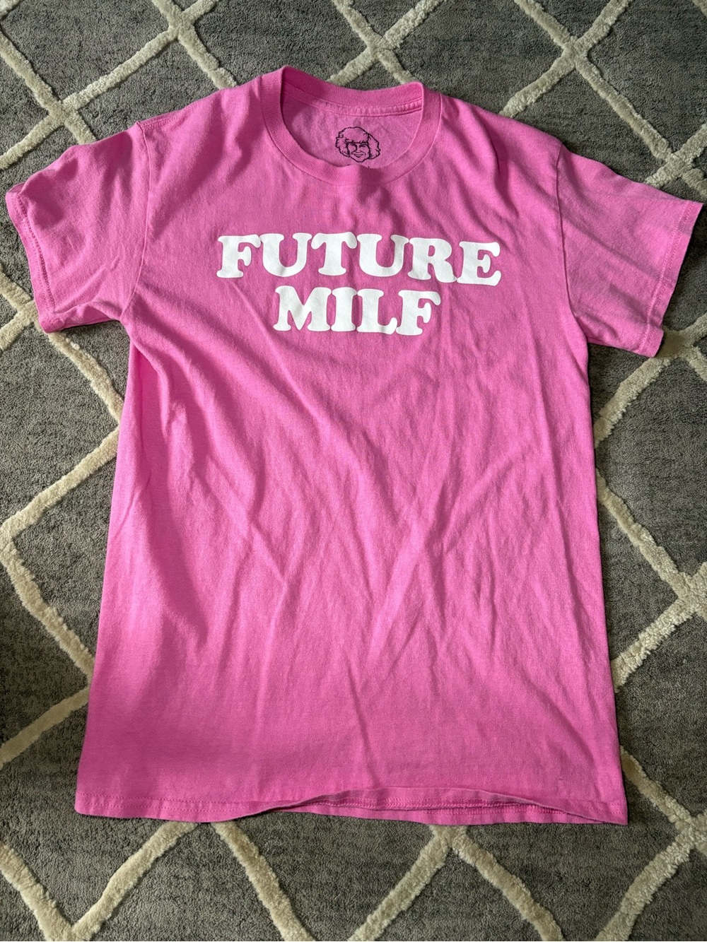 Pink Graphic Short Sleeve Tee - "Future MILF"